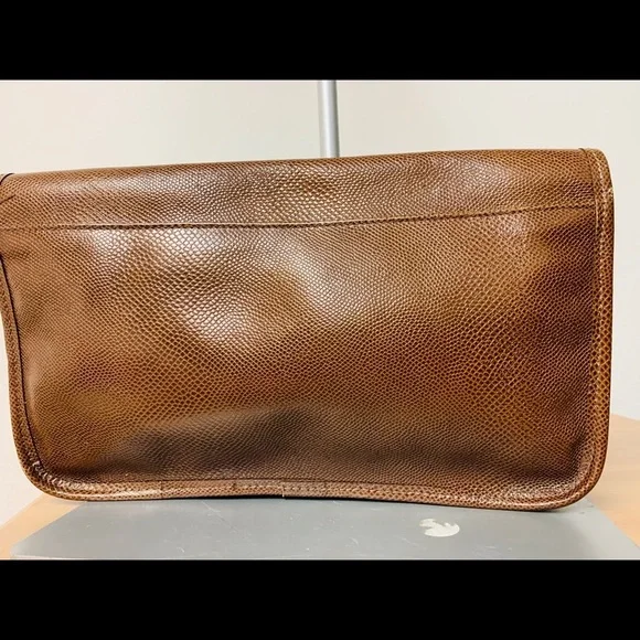 Oleg Casini vintage snake skin leather clutch - Picture 3 of 4